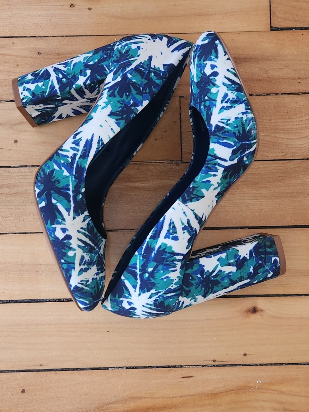 Vibrant Printed Pumps